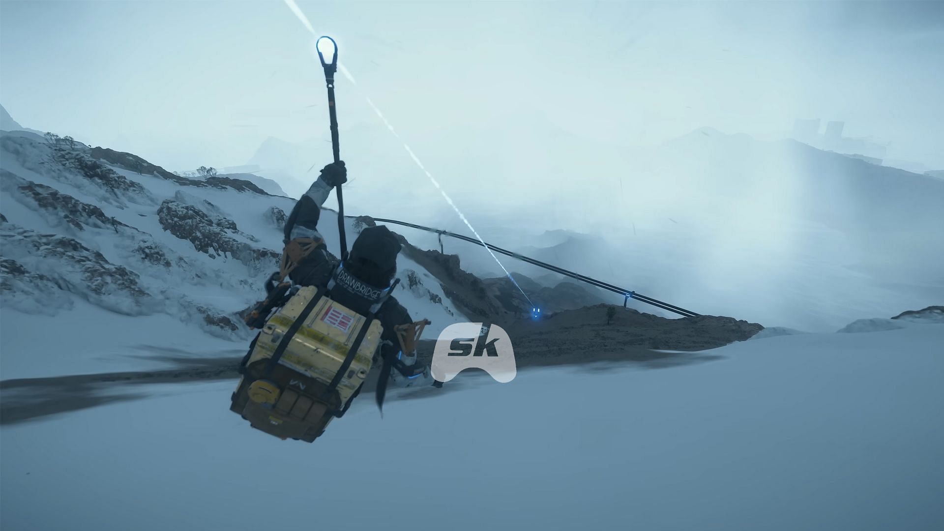Sam in snowy mountains (Image via Sportskeeda Gaming || Sony Interactive Entertainment)